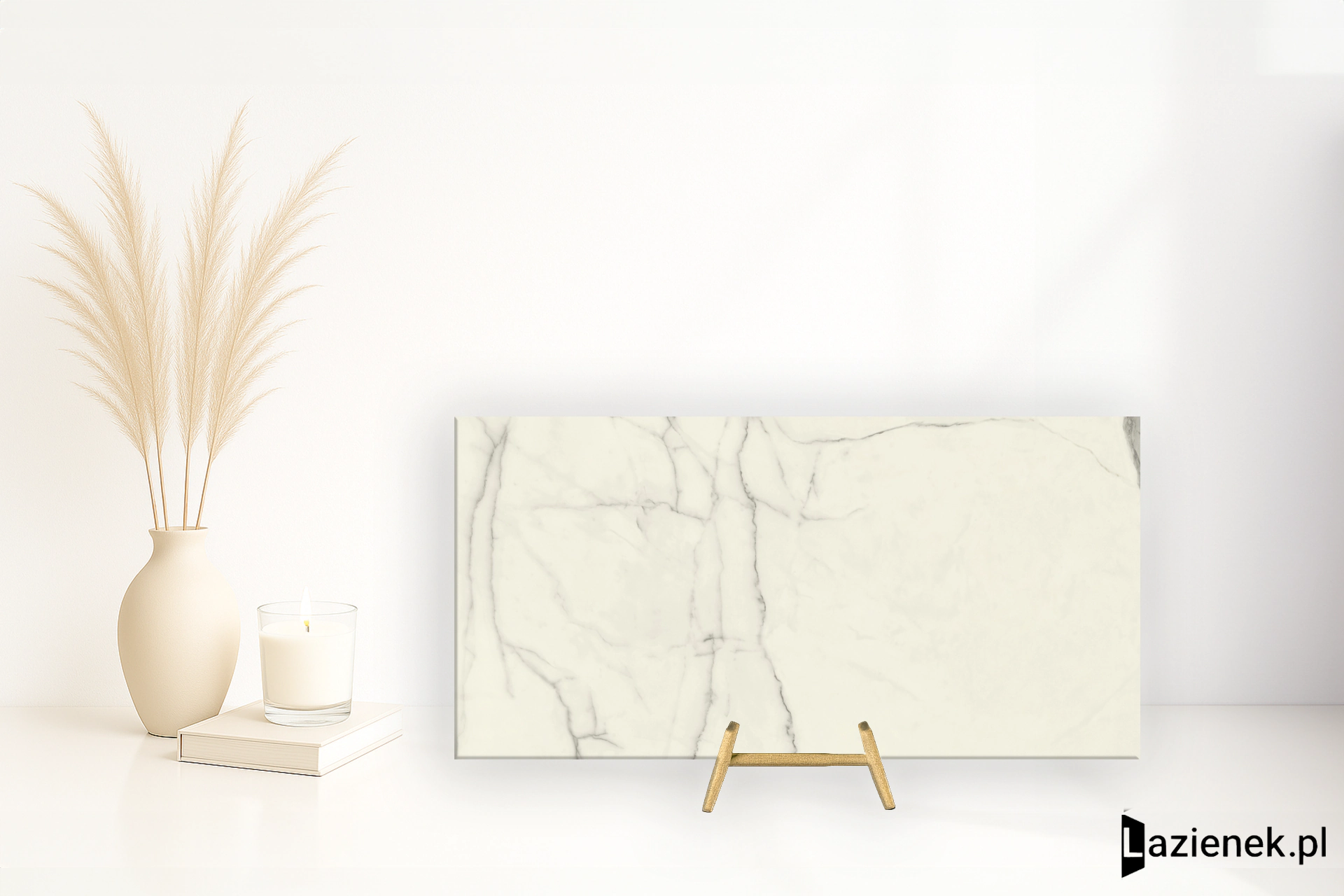 Cotto D'este Vanity Bianco Statuario błyszcząca 60x120 cm gr. 7 mm - płytka rektyfikowana / EKXVA15